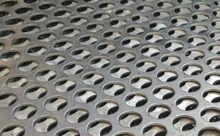 錳鋼板圓孔網篩板